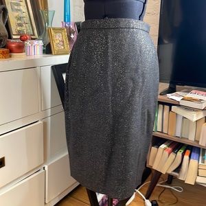 Escada black and gold pencil skirt, size 10